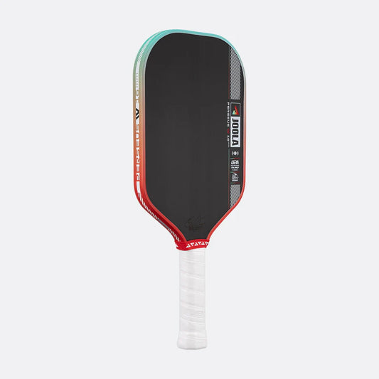 Perseus Pro IV 16mm Pickleball Paddle - Tropical Red/Green