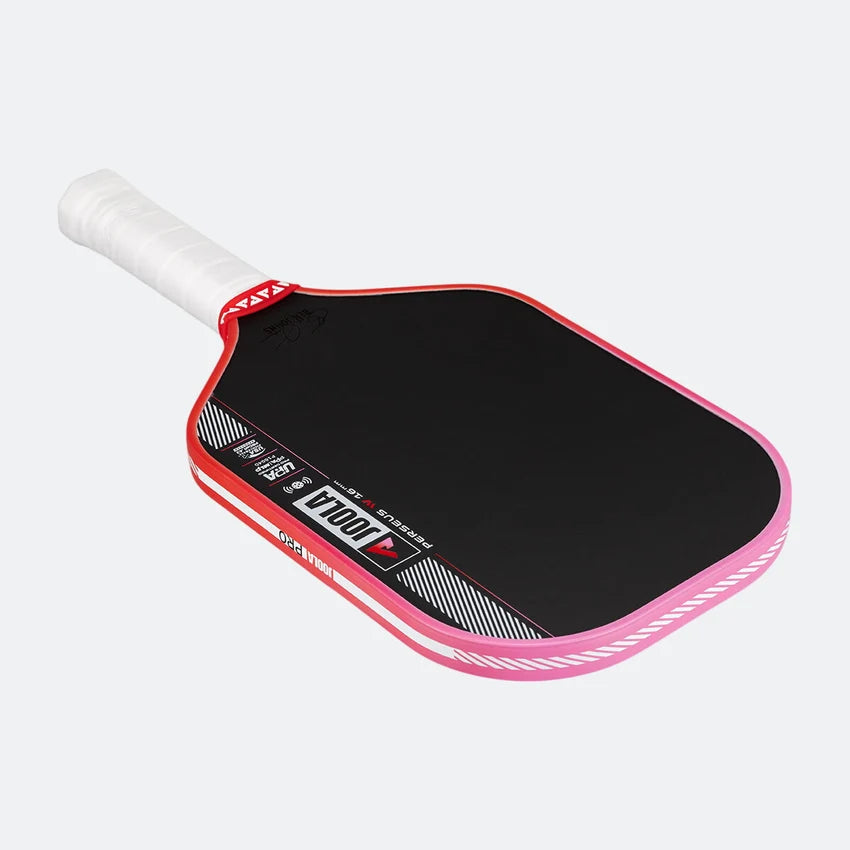 Perseus Pro IV 16mm Pickleball Paddle - Tropical Red/Pink
